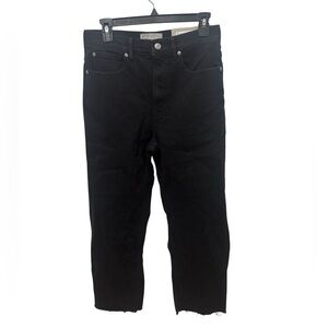 Everlane The Way High Black Organic Cotton Jeans Size 27